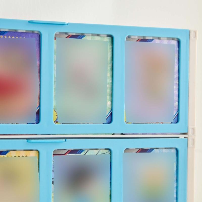 Compacts Trading Card Organizers for Collectible Storage Features Transparents Lid and Portables Construction