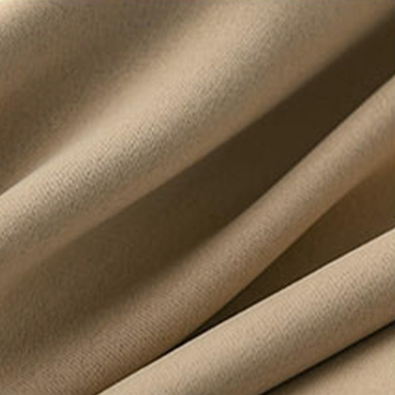 

JRD Сучасні штори Блекаут Для вікна вітальні Штори Для спальні Тканини для штор Готові Завіси Жалюзі Тенд W200cm x H250cm&Rod коричневий