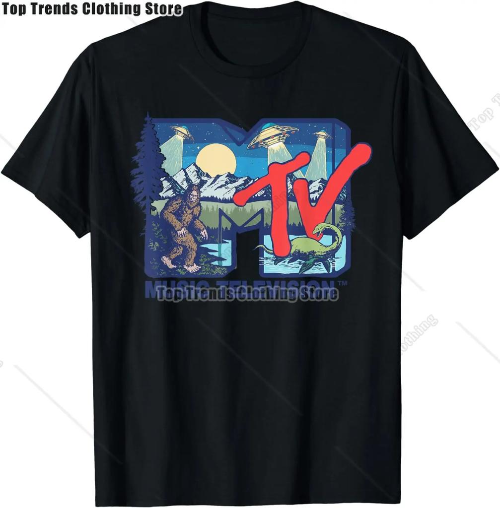 MTV Classic Logo Moster Design T- Shirts T-Shirt