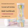 Calf Adventure Macaron Soft Bristle Toothbrush 10-Pack