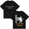 Singer Alejandro Sanz 2026 New Graphics Tshrit Crewneck Y2k Casual Short Sleeve Tees Unisexs Unisexs Pure Cotton Streetwear Hip Hop