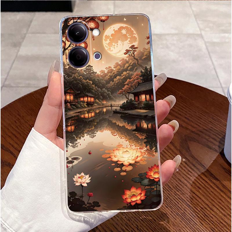 For Vivo Y11 5G V2575 Case Vivo Y21 5G V2553 Phone Case Clear Luxury Cute Love Heart Rabbit Funny TPU Soft Silicone Back Cover