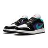 Jordan 1 Low Black Court Purple Turbo Green GS 553560-035