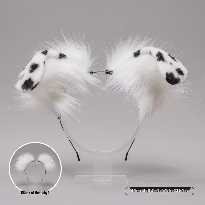 Handmade Folded Ear Dog Headband for Cosplay & Comic-Con