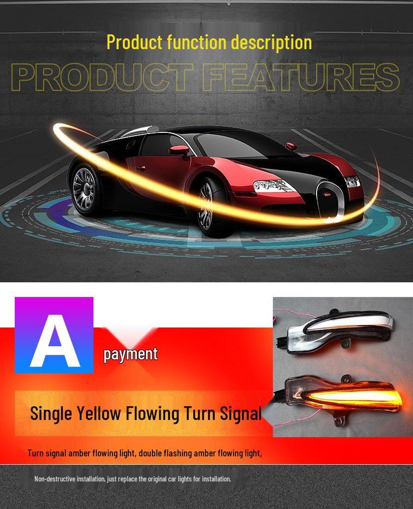 Mazda CX-3 Rearview Mirror Sequential Turn Signal & Blue Daytime Running Light