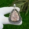 Red Brecciated Mookaite Gemstone New Bezel Pendant Jewelry 925 Sterling Silver