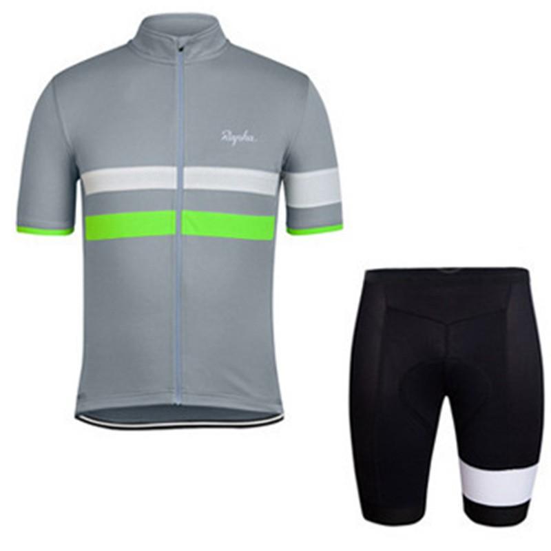 Mens Cycling Jersey Shorts Set Mountain Road Bike Riding Breathable Quick-Dry Performance Wear