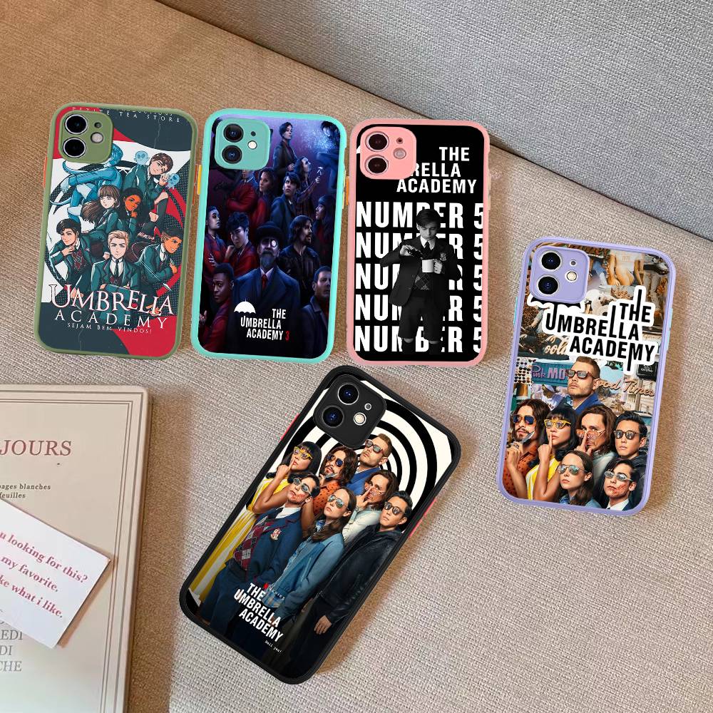 The Umbrella Academy Phone Case For IPhone 14 X XR XS 7 8 Plus 11 12 13 Pro MAX 13mini Matte Shockproof Case