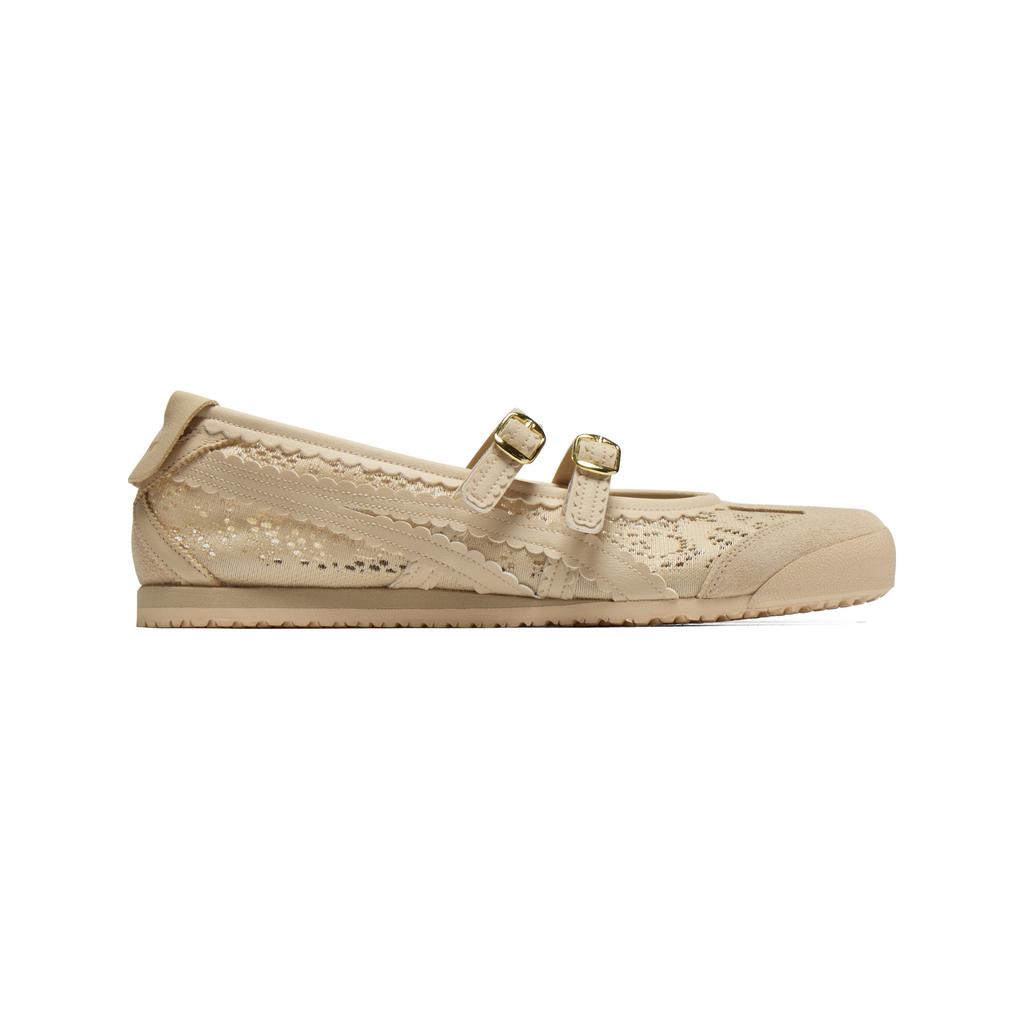 ONITSUKA TIGER MEXICO 66 TGRS Tela Zapatos Mary Jane Mujer Beige 1182A705-250