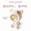 Cartoon Baby Winter Hats Cute Flower Warm Bonnet Fashion Kids Plush Caps  Newborn Toddler