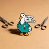 1pc Funny 'Trust Me I'm A for Ducktor' Medical for Duck Metal Enamel Pin | Novelty Men'S and Women'S Daily Wear Brooch Pin