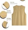 Men's High-End Mountain Style Outdoor Vest - Pure Cotton, Fishing & Camping Gilet Jacket