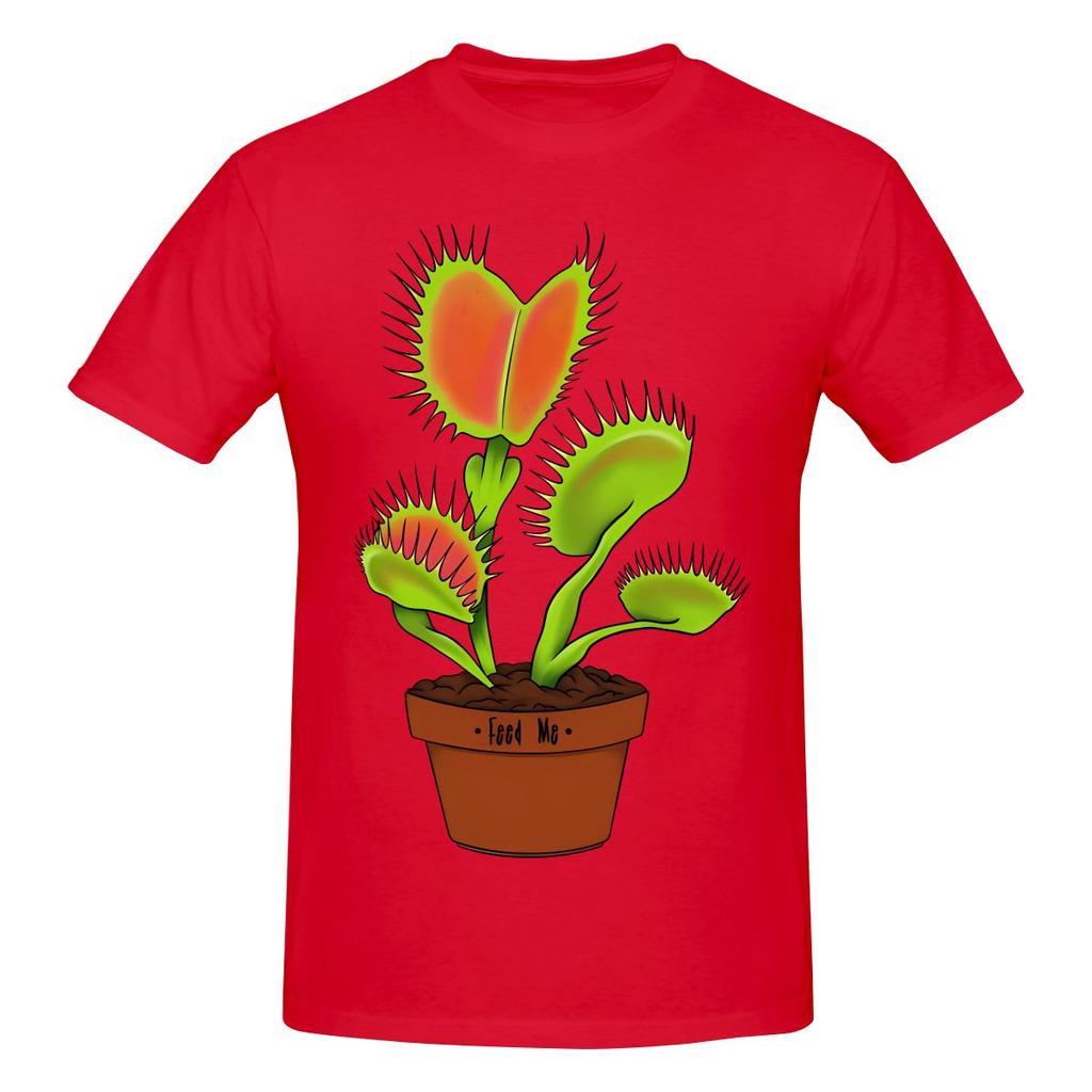 Botanical Plant Carnivorous Plant Dionaea Musciplua Not Pilling Tshirt Urban Casual Lazy Feeling Tees