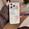 Y2k Cartoon INS Cute Electroplated Resin Bear & House Phone Case for iPhone 17 Air 16 15 14 13 12 11Pro Max  Advenced Back Cover