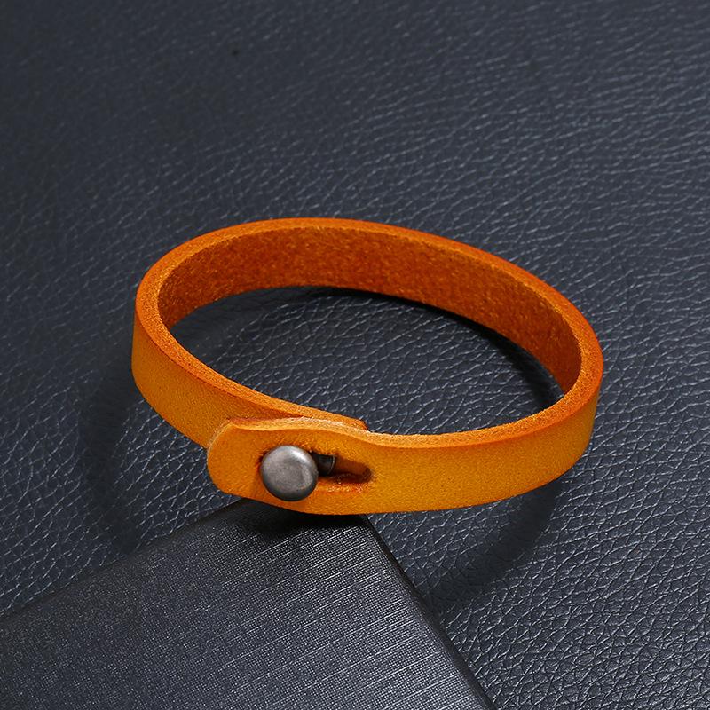 Retro Ethnischer Stil Handgefertigt Echtes Leder Armband Rindsleder Armband Herren Internetberühmt Personalisiert Vielseitig Luxus Schmuck