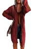 2025 Spring Women's Patchwork Hooded Appliqué Knit Cardigan Sweater - 10 Colors