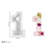 2026 New DIY Crystal Resin Arabic Numerals Candlestick Symbols & Gypsum Resin Candle Base Handmade Number Mold for Crafting