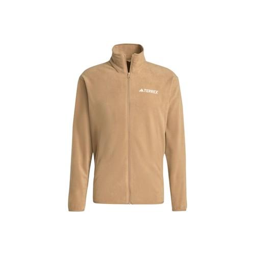 adidas Men s Thermal Fleece Full-Zip Jacket with Stand Collar, Khaki S хаки
