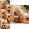 Adorable Toast Capybara Plush Toy Cuddly Stuffed Animal Doll For Girls Perfect For Sleeping 30cm