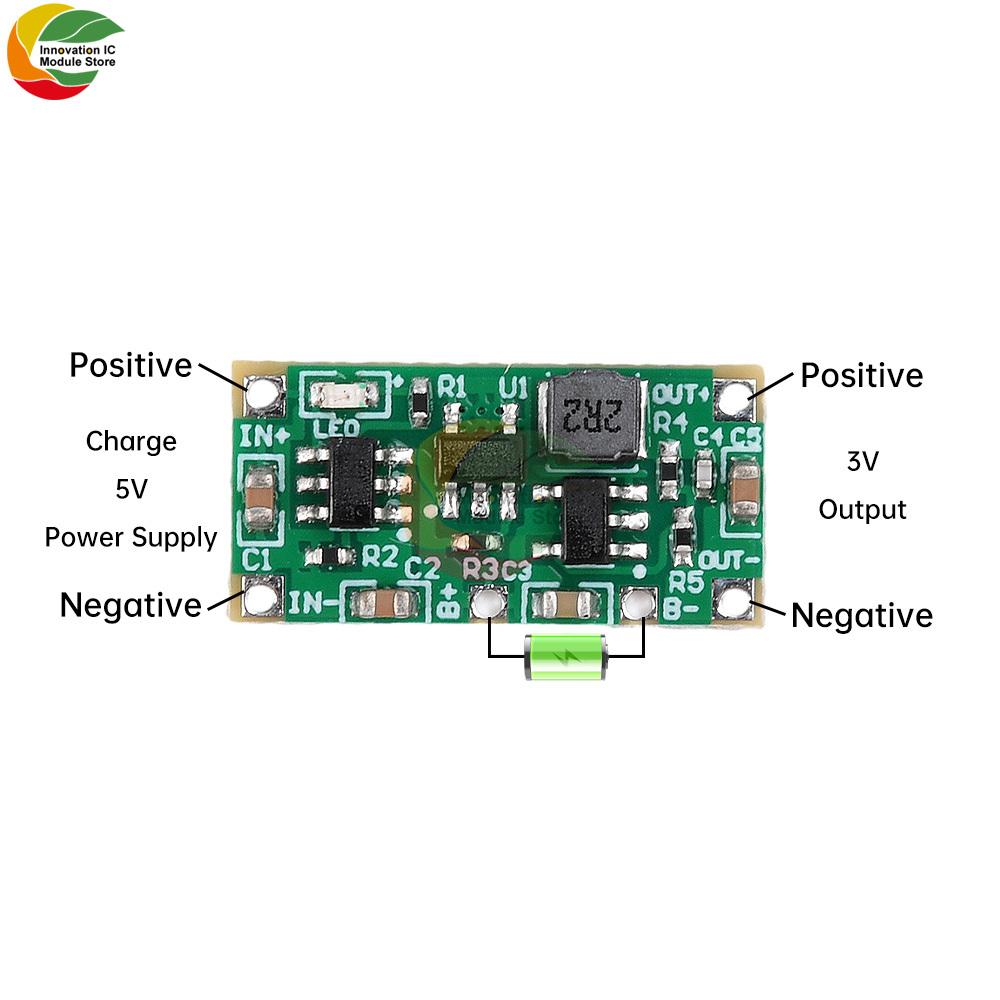 Lithium-Batterie-Lademodul für Spielzeug-Fernbedienung 1,5V 3V 4,2V Mikrocontroller-Umwandlung mit Entladeschutz