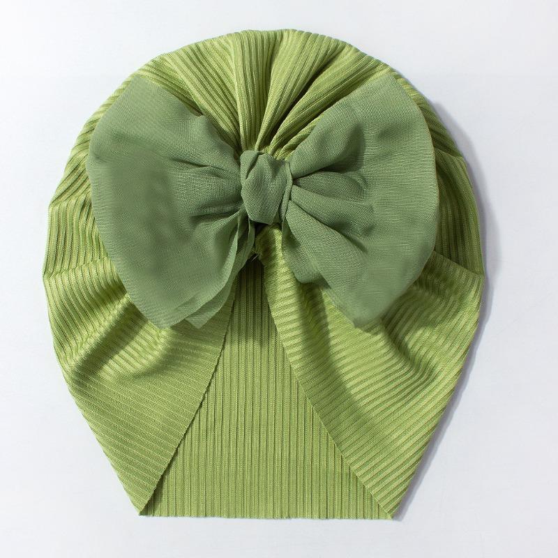 New Children's Hats, Cute Bow Baby Knotted Pullover Hats, Thin Breathable Baby Caps