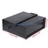 XXUB Waterproof Plastic Electronic Enclosure Project Box Black 200x175x70mm