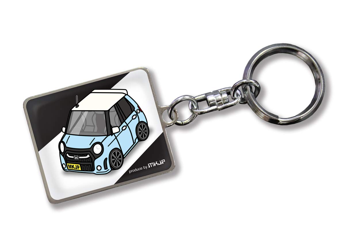 

MKJP Кастомный брелок Honda Modulo X JG1 2 Черный Автомобиль Голубой N-ONE Базовый цвет светло-синий