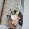 Preserved Flower Wedding Boutonniere & Wrist Corsage Set