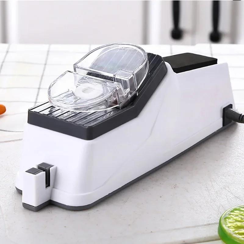 Affilacoltelli Elettrico Affilacoltelli per la Casa Affilatura e Lucidatura Rapide Tipo USB Articoli da Cucina Affilacoltelli da Cucina