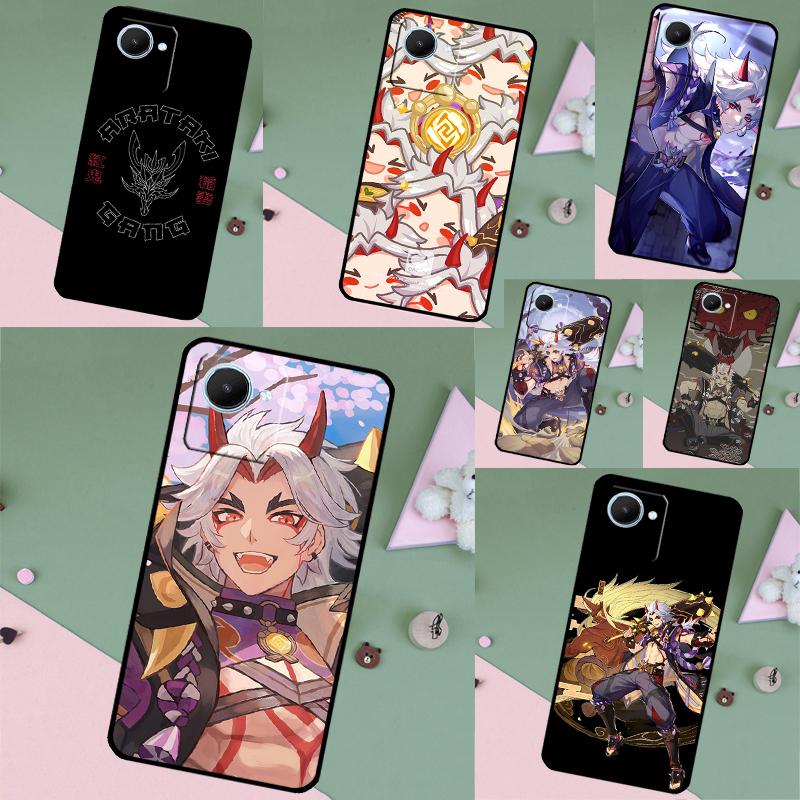 Genshin Impact Arataki Itto For Realme 15 Pro GT7 GT6 10 11 12 13 14 Pro Plus C75 C71 C65 C63 C61 C53 C67 C35 C55 Case