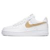 New Air Force 1 Low Pony Hair Snakeskin Club Gold CW7567-101