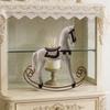NordicStyle Wooden Rocking Horse Ornaments Retro Rocking Horse Sculpture Auspicious Figurine Rocking Horse Desk Crafts