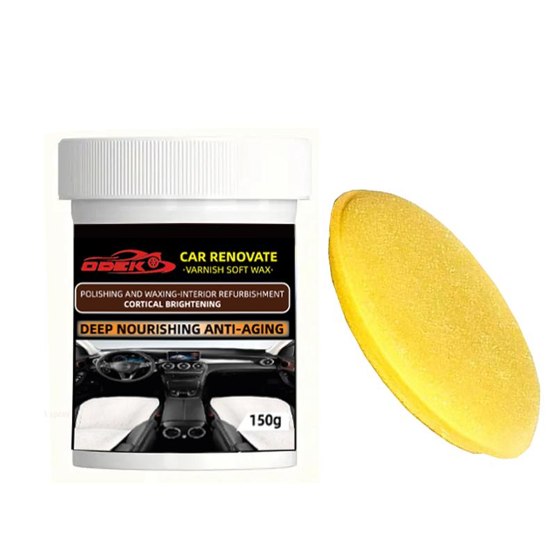 

ODEK Кристально Чистый Восстановитель Пластика Автомобиля - Средство для Восстановления Салона и Панелей Автомобиля, Восковое Покрытие, Автомобильный Воск, Полироль для Автомобиля