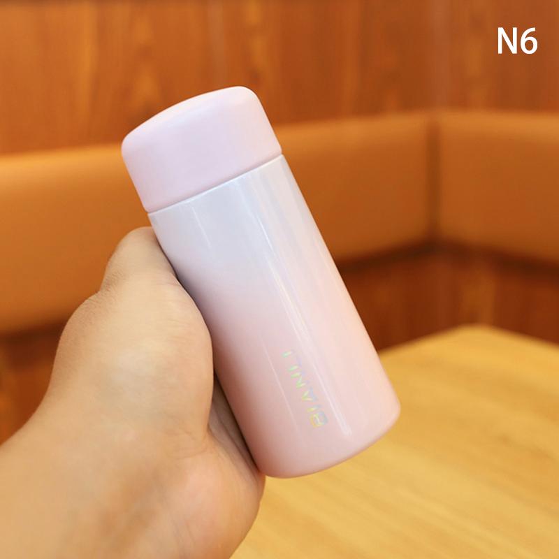 1Pc 150ml Mini Cute Stainless Steel Thermos Cup Ultra Compact Portable Leak Proof Male and Female Student Fashion Water Cup
