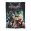 D-Devil May Cry DMC Game Gamer Blankets Soft Warm Flannel Throw Blanket Cover for Bed Living room Picnic Travel Home Couch