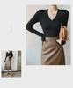 PU Leather A-Line Skirt: Autumn/Winter 2025, Slimming Mid-Length with Slit, Versatile Korean Style for Women