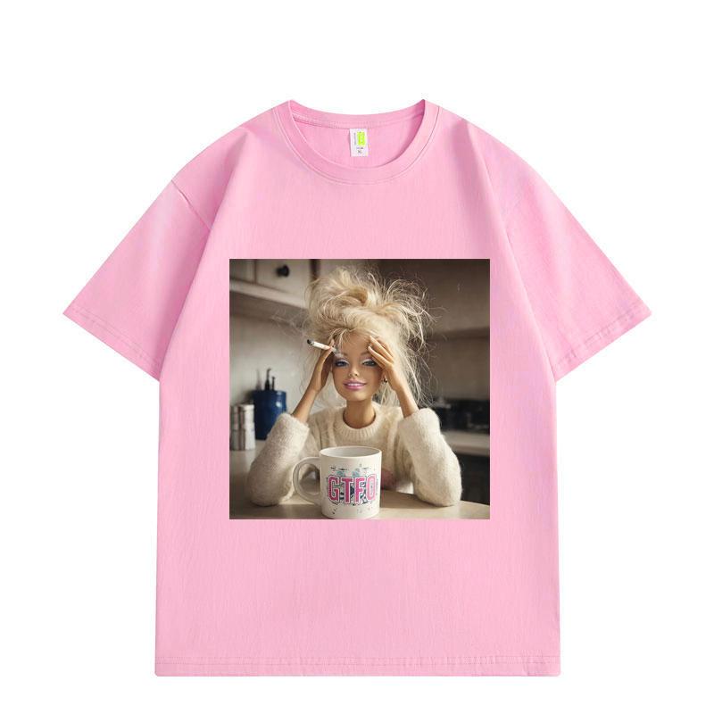 Funny Doll Face Meme Graphic T Shirts Men Women Clothing High Quality Fashion T-shirts Summer Loose Short Sleeve T-shirt