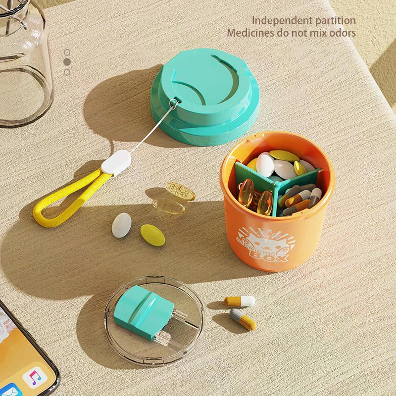 3/4 Grids Large Capacity Pill Cases Organizer Box Weekly Travel Pill Organizer Portable Pocket Pill Case Holder Container Box