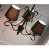 3Pcs Lamp Shades Fabric Craft Bubble Lampshade for Table Floor Light Hanging Lighting Linen