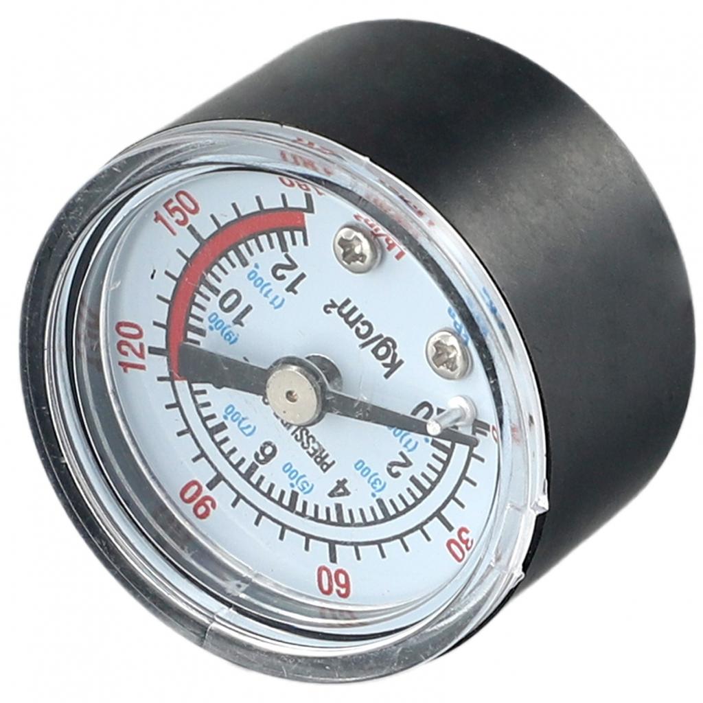 Air Compressor Hydraulic Fluid Pressure Gauge Male Thread Bottom