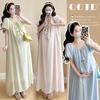 Rochie de vară chic pentru maternitate, pe stoc: Lungime medie, Croială lejeră, Design elegant pentru mame la modă