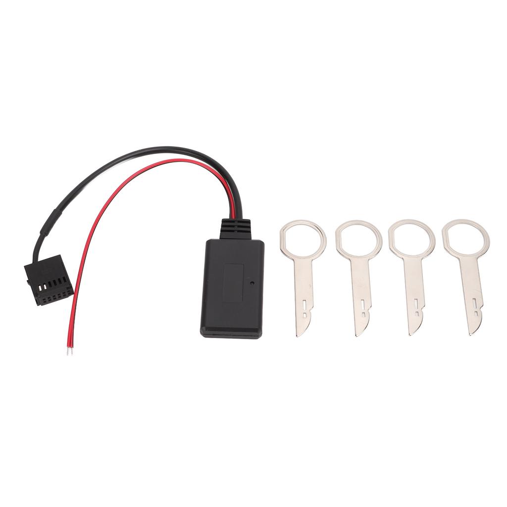 12 Pin Bluetooth AUX Wireless Modul Adapter mit Radioausbauwerkzeug Ersatz für Ford Mondeo