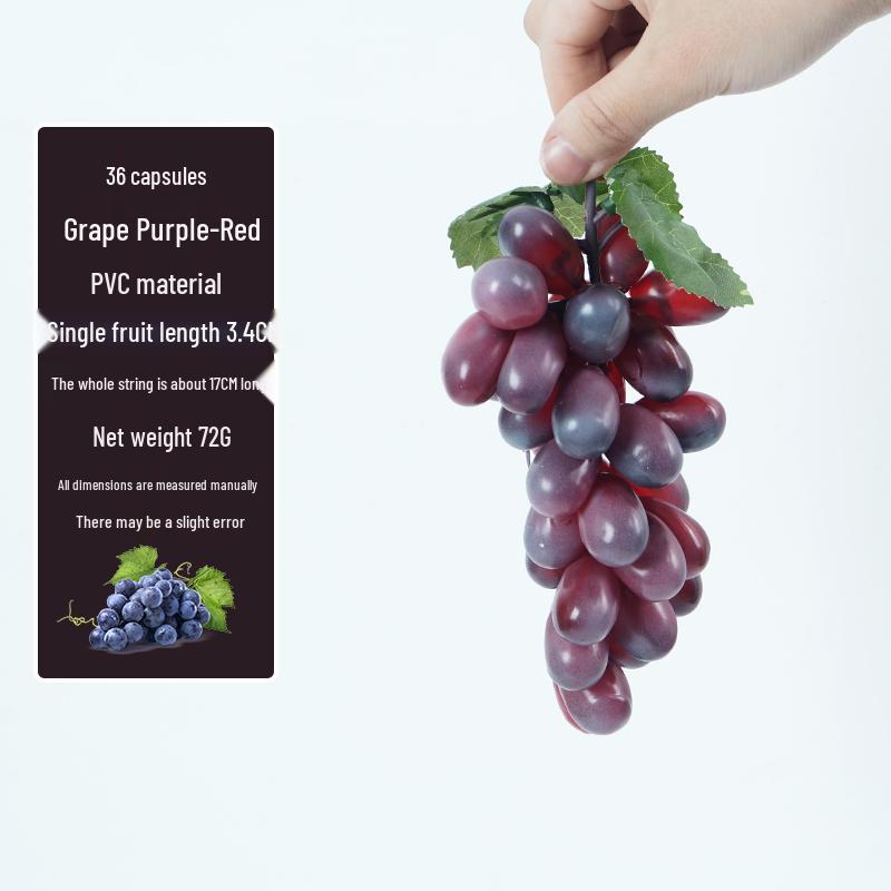 Plastic Apple Fruit and Vegetable Teaching Aid Prop Figurine for Early Education Display