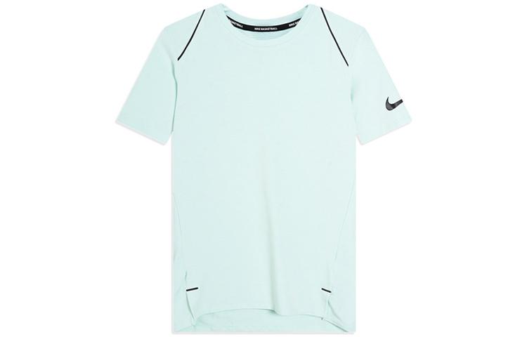 Nike T Shirts Men s Green Crew Neck Moderate 895207-357 L