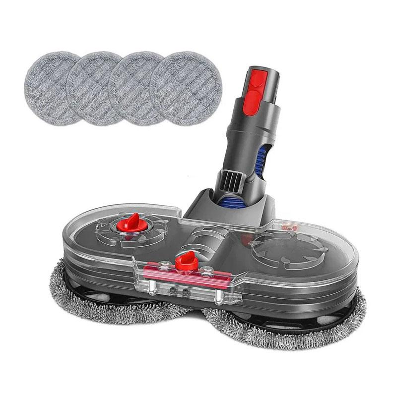 

Электрическая швабра с насадкой-щеткой для пылесоса Dyson V7 V8 V10 V11 V15 с резервуаром для воды, съемная тканевая швабра, аксессуары, запасные части светло-серый