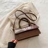 New Arrival Faux Leather Square Shoulder Bag Magnetic Closure Crossbody Handbag for Women