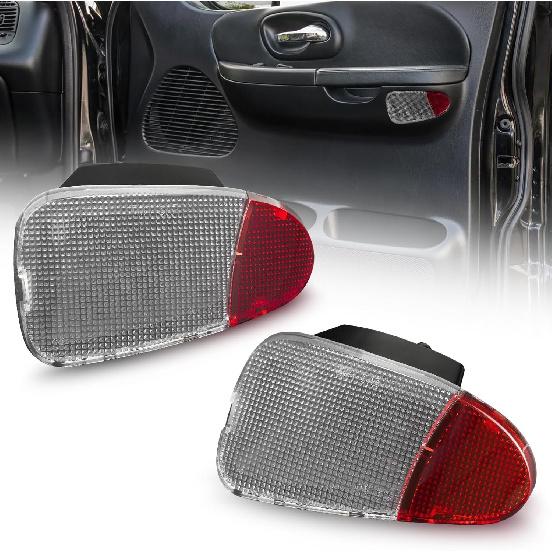 LED Interior Door Panel Courtesy Light Compatible with Ford F150 1997-2003/F250 1997-1999 Plug & Play tallation OEM Housing-Door Light