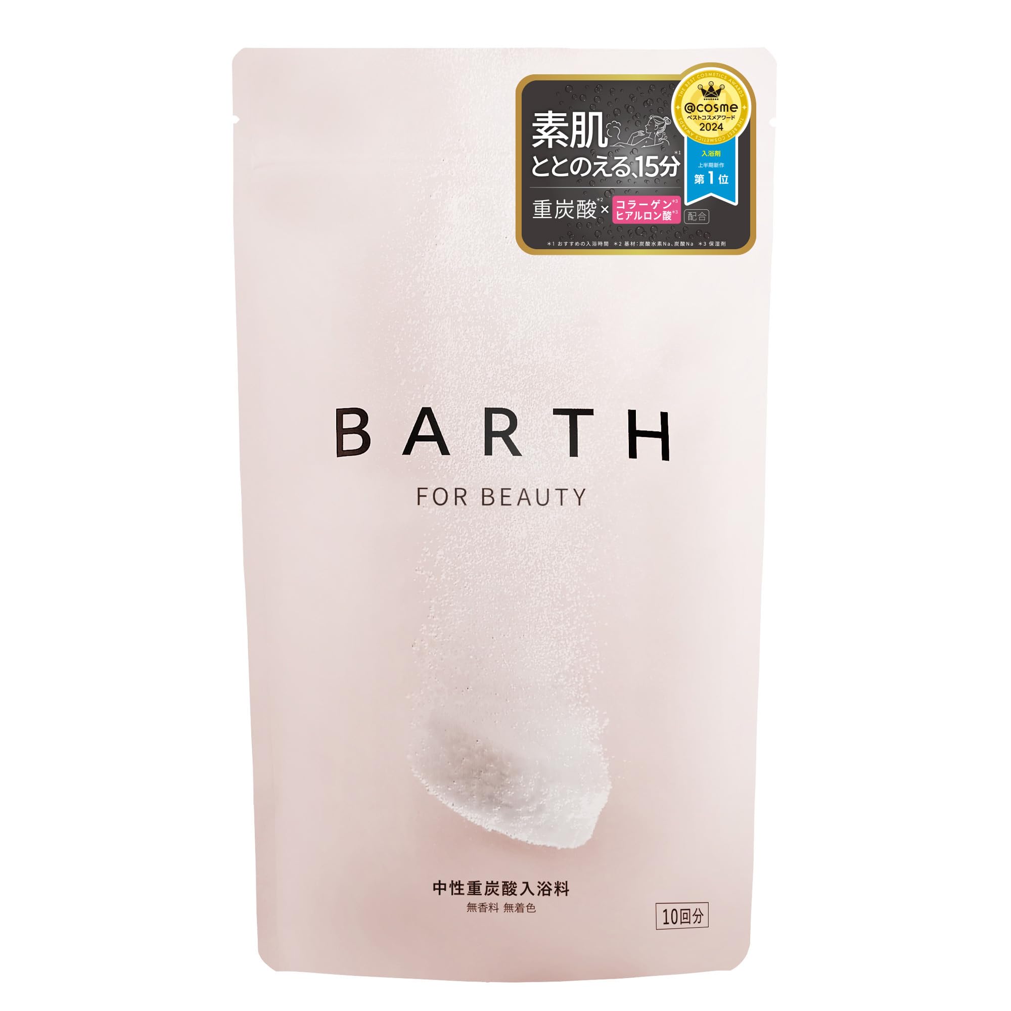 

BARTH Bath Нейтральная формула для ванны с бикарбонатом BEAUTY 30 таблеток Увлажняющий коллагеновый гиалуроновый раствор для ванны без запаха (10 порций) [Красота и косметика]
