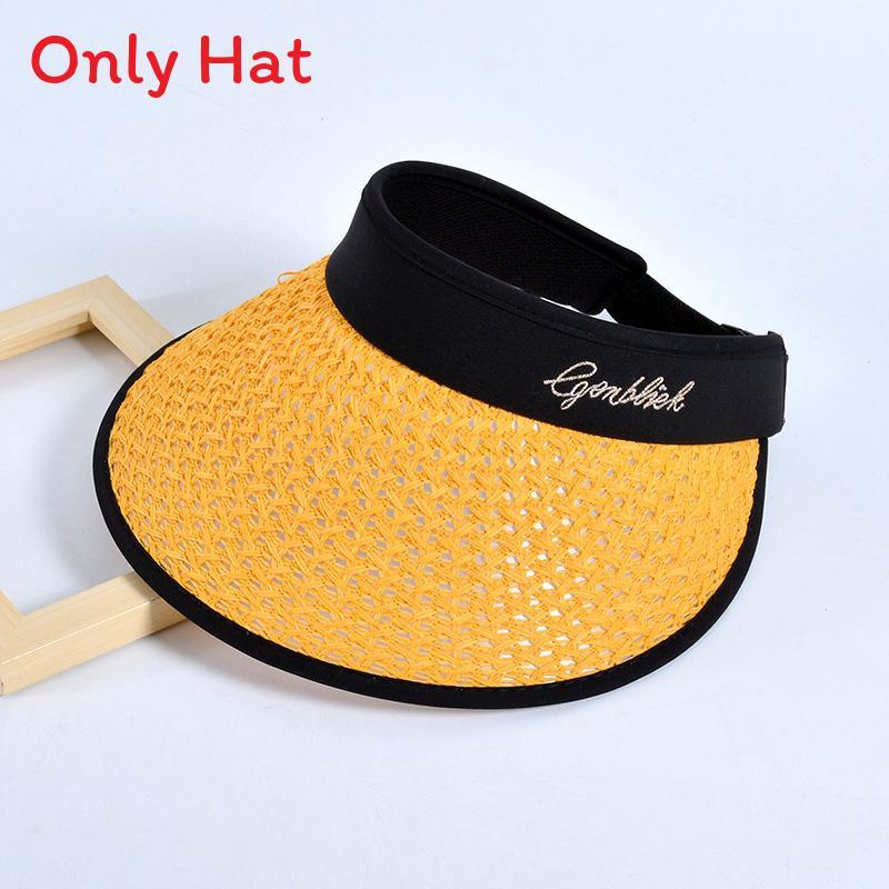 Summer Sun Protection Hat With Large Brim For Women Outdoor Beach Shade Cap