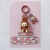 Doll Vinyl Sitting Cute Baby Mobile Phone Pendant Keychain Handmade DIY Car Pendant
